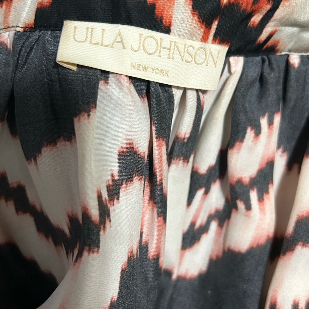 Ulla Johnson Black and Cream Maxi Dress - Picture 10 of 10